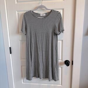 Carly Jean Los Angeles Striped Knit Summer Dress